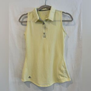 Adidas Yellow Golf Tank Top